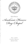 46th Annual Academic Honors Day Chapel
