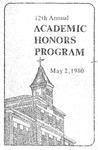12th Annual Academic Honors Program