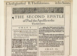 King James Bible, First Edition Pages