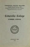 Cedarville College Bulletin, January 1916