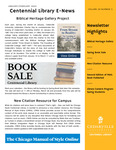 Centennial Library E-News, January/February 2022 by Cedarville University