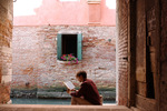 Reading in Venice by Claire Terhaar