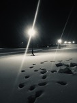 Snowy Night by Monica Plank