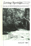 August 1981 (Vol. 4 No. 12) by Cedarville College