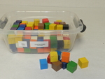 Colored counting cubes by Cedarville University