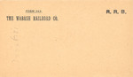 Railroad Ticket Envelope by Cedarville University