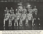 1950-1951 Men's Basketball Team by Cedarville College