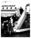 1963-1964 Team Boarding Plane by Cedarville University