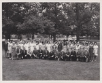 Undated Photograph of a Group of People Outdoors by Cedarville University