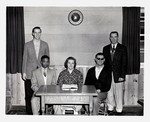 1955-1956 Sophomore Class Officers by Cedarville University
