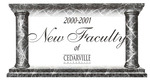 New Faculty, 2000-2001 by Cedarville College