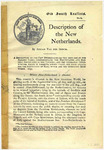 Description of the New Netherlands by Adrian Van der Donck