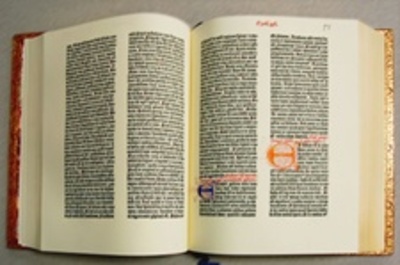 "Gutenberg Bible - First Printed 1455"