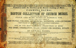 Carmina Sacra, or, Boston Collection of Church Music