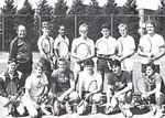 1985-1986 Men's Tennis Team by Cedarville University