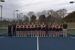 2022-2023 Women's Tennis Team by Cedarville University