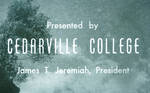 Slides Presented by Cedarville College by Cedarville University